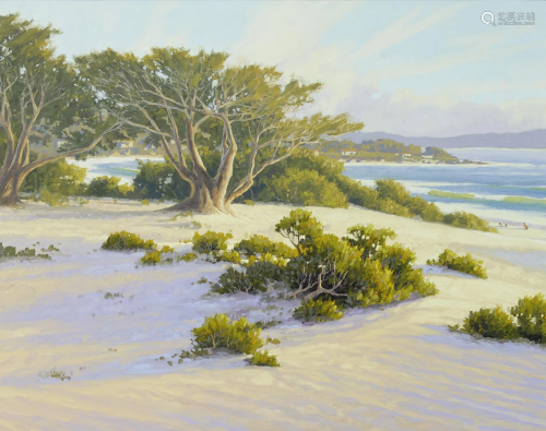 Dennis M. Doheny (born 1956) Carmel Beach 16 x 20in