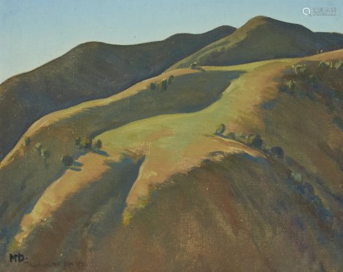 Maynard Dixon (1875-1946) Tehachapi Mountains (Study