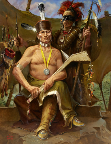 William Harry (Bill) Ahrendt (born 1933) Osage Chief
