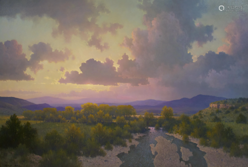 Michael Stack (born 1947) Close to Evening in the Gila