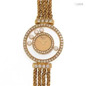 Chopard Happy Diamond 1ct 18k Yellow Gold 4 Chain