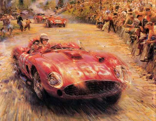 UNKNOWN ** FERRARI 535 ** GICLEE ON CANVAS