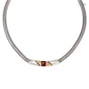 Gucci Vintage 2.00ct Garnet 18k YellowGold 925 Silver