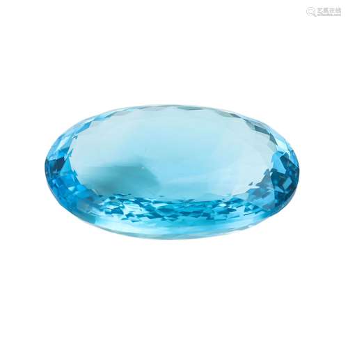 1 loser Topas Swiss Blue von 83,19 ct