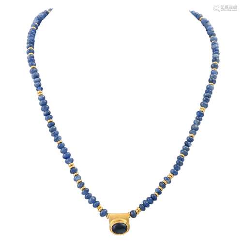 Collier aus Saphiren