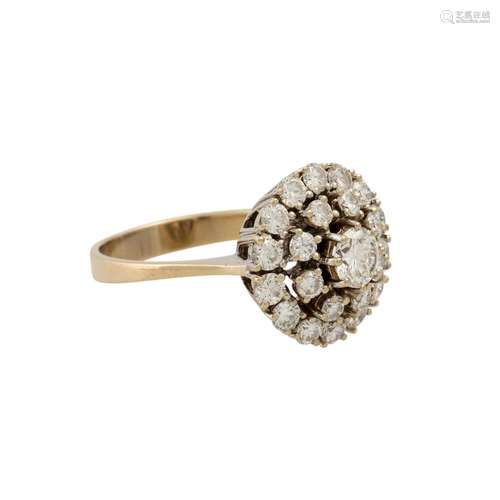 Ring mit Brillanten zus. ca. 1,95 ct,