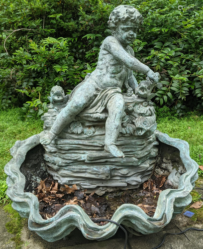 Monumental Outdoor Bronze Garden Fountain