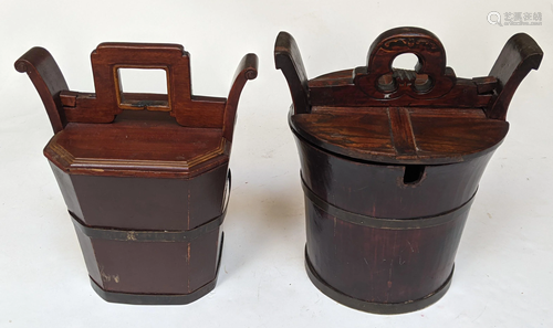 Two Asian Lunch Baskets / Boxes