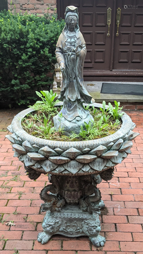 Chinese Bronze Outdoor Fountain