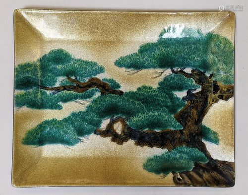 Chinese Enamel Tray