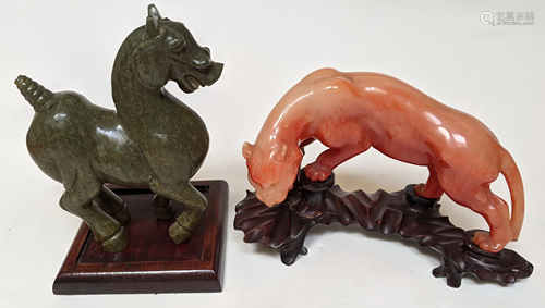 Two Animal Sculptures