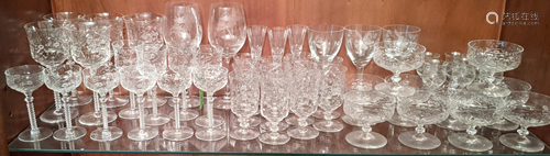 Large Group of Assorted Stemware