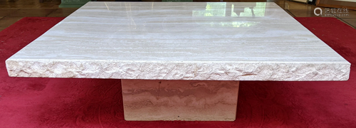 Modern Marble Low Cocktail Table