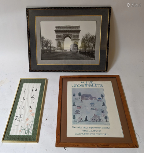 Three Framed Works