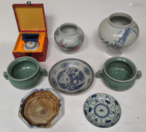 Seven Chinese Porcelain Articles