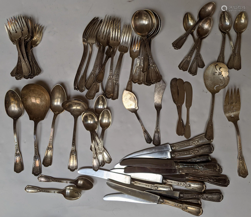 88-Pc. Reed & Barton Silver Plate Flatware