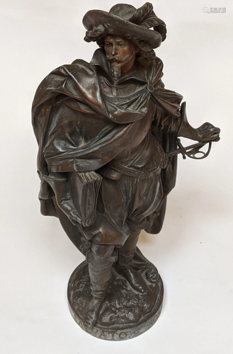 A. CARRIER Patinated Metal Salvato Rosa