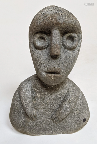 Modern Stone Figure, Signed