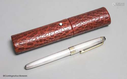 A cased Mont Blanc Meisterstuck fountain pen