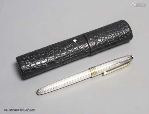 A Mont Blanc Meisterstuck fountain pen