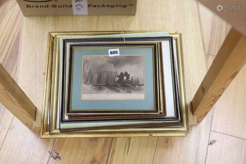 William Henry Earp, watercolour, Brighton Chain Pier, signed...