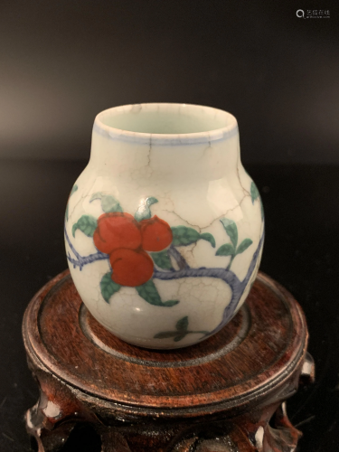 Chinese Ming Doucai Water Pot