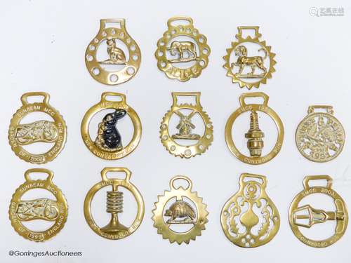 A collection of horse brasses