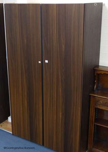 A Poliform Senzafine Stratus Spessart oak wardrobe, designed...