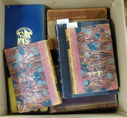 ° Literary Bindings, including the Works of Thackeray,9 vols...