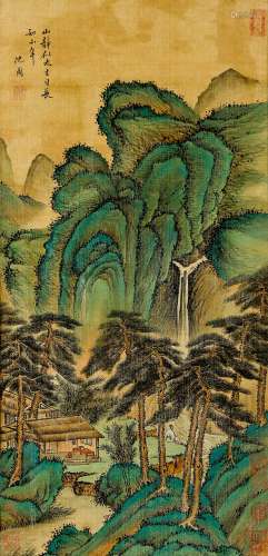 Chinese  Painting Of Landscape And Figure -Shen Zhou
