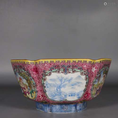 Chinese Qing Dynasty Yongzheng Famille Rose Porcelain 