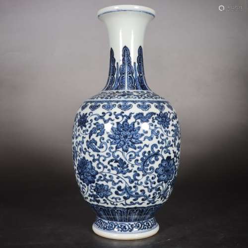 Chinese Qing Dynasty Qianlong Blue And White 