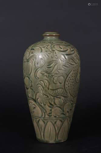 Chinese Yaozhou Kiln Porcelain Bottle