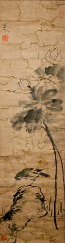 Chinese  Painting Of Flower And Bird - Ba Da Shan Ren