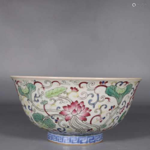 Chinese Qing Dynasty Guangxu Famille Rose Porcelain 