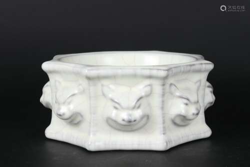 Chinese Ge Kiln Porcelain Stone