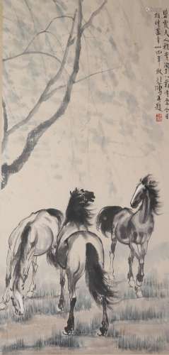 Chinese  Painting Of Horse - Xu Beihong