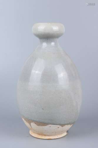 Chinese Gray Glazed Porcelaind Bottle