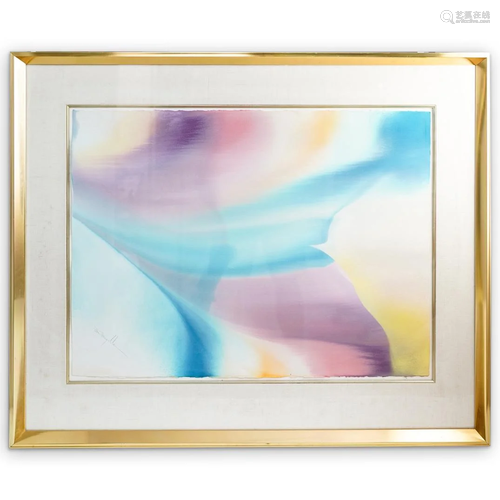 Signed Original Framed Watercolor