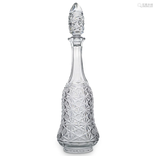 Waterford Style Crystal Decanter