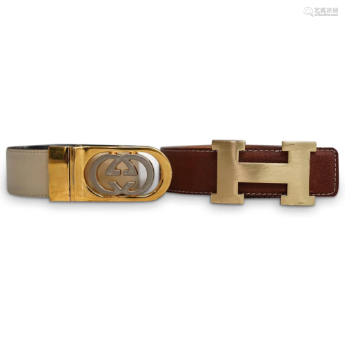 Gucci & Hermes Style Belts