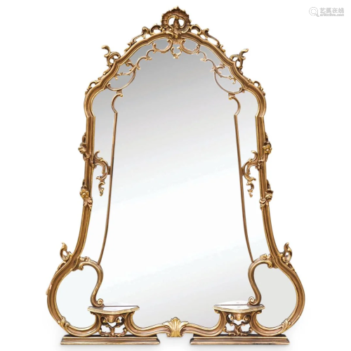 Italian Gilt Carved Mirror