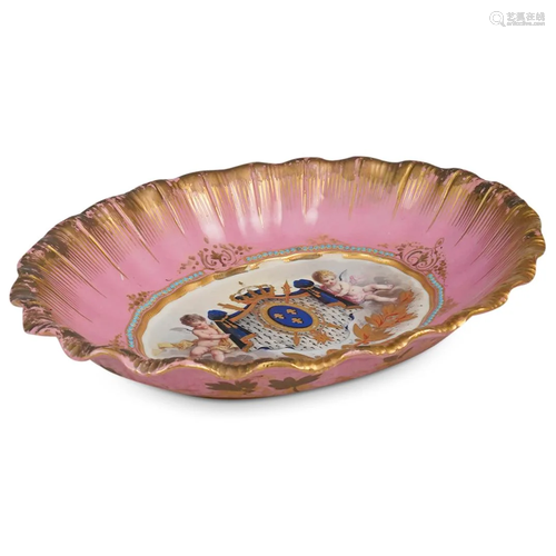 19th Cent. Sevres Porcelain Centerpiece Bowl