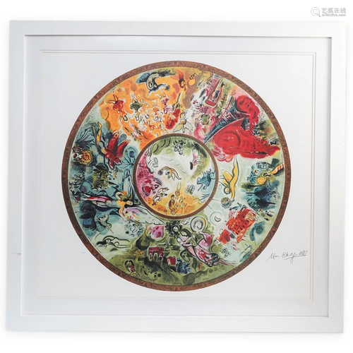 Marc Chagall Paris Opera Ceiling Lithograph