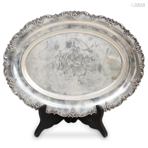 Ornate Sterling Silver Tray
