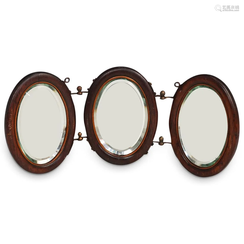 Victorian Tri Fold Mirror