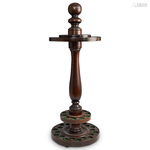 Victorian Mahogany Cane Holder