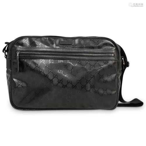 Gucci Patent Leather Messenger Bag