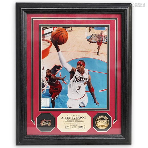 Allen Iverson Collectors Photo and Medallion