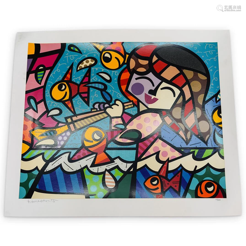 Signed Britto Romero 